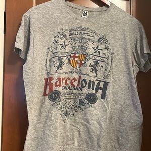Heather Grey Barcelona t-shirt
